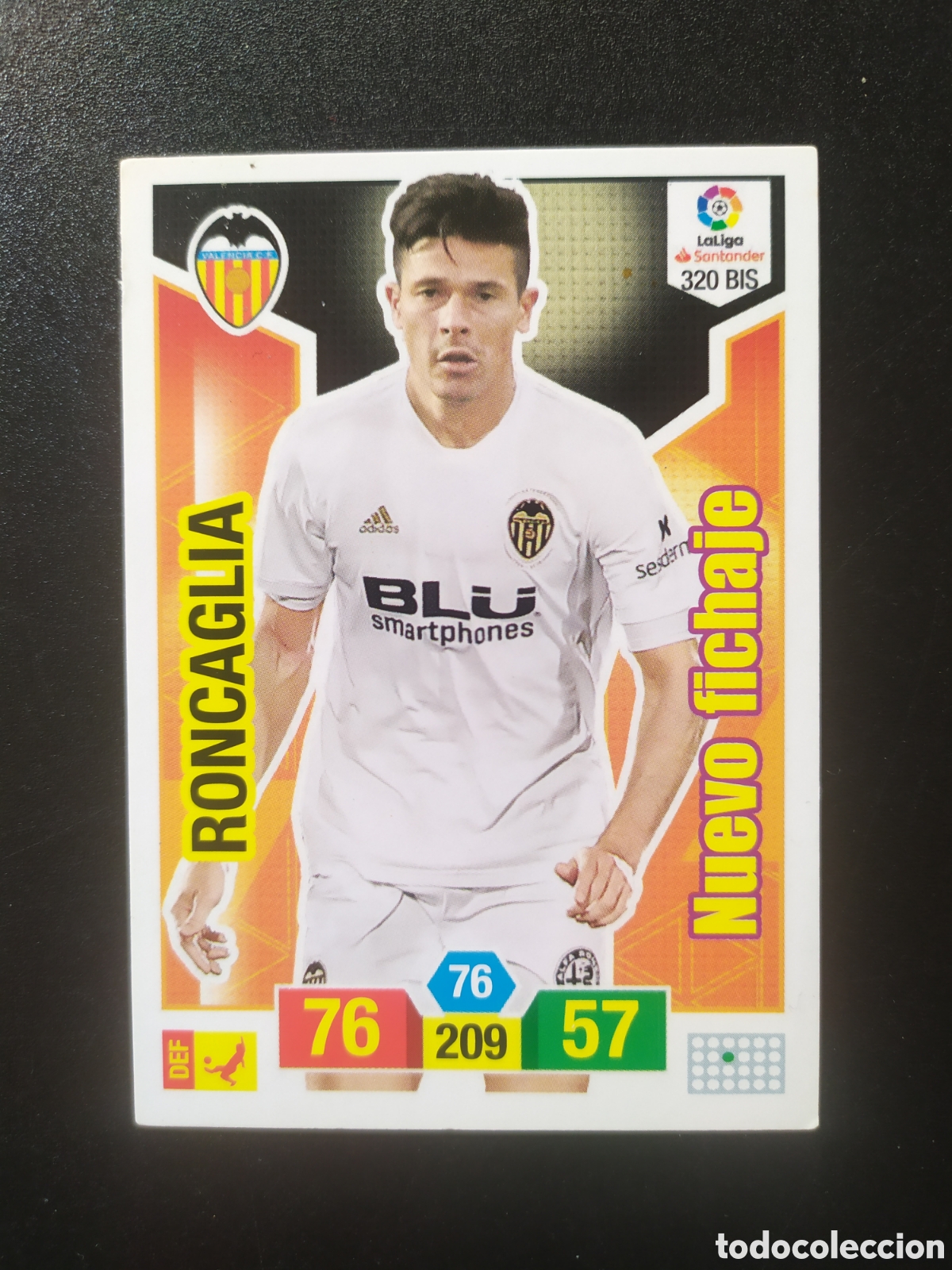 Figurine di Calcio: Adrenalyn 2018 2019 18 19 panini Roncaglia nuevo fichaje n&deg; 320 bis Valencia