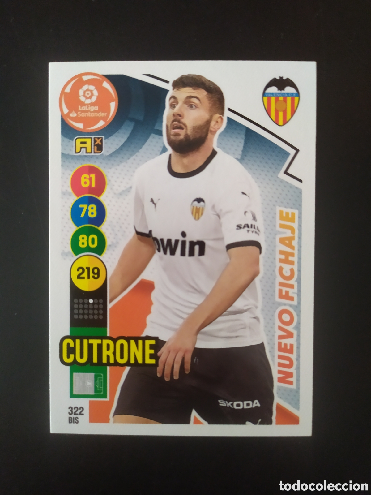 Football Stickers: Adrenalyn 2020 2021 20 21 panini Cutrone nuevo fichaje n&deg; 322 bis Valencia