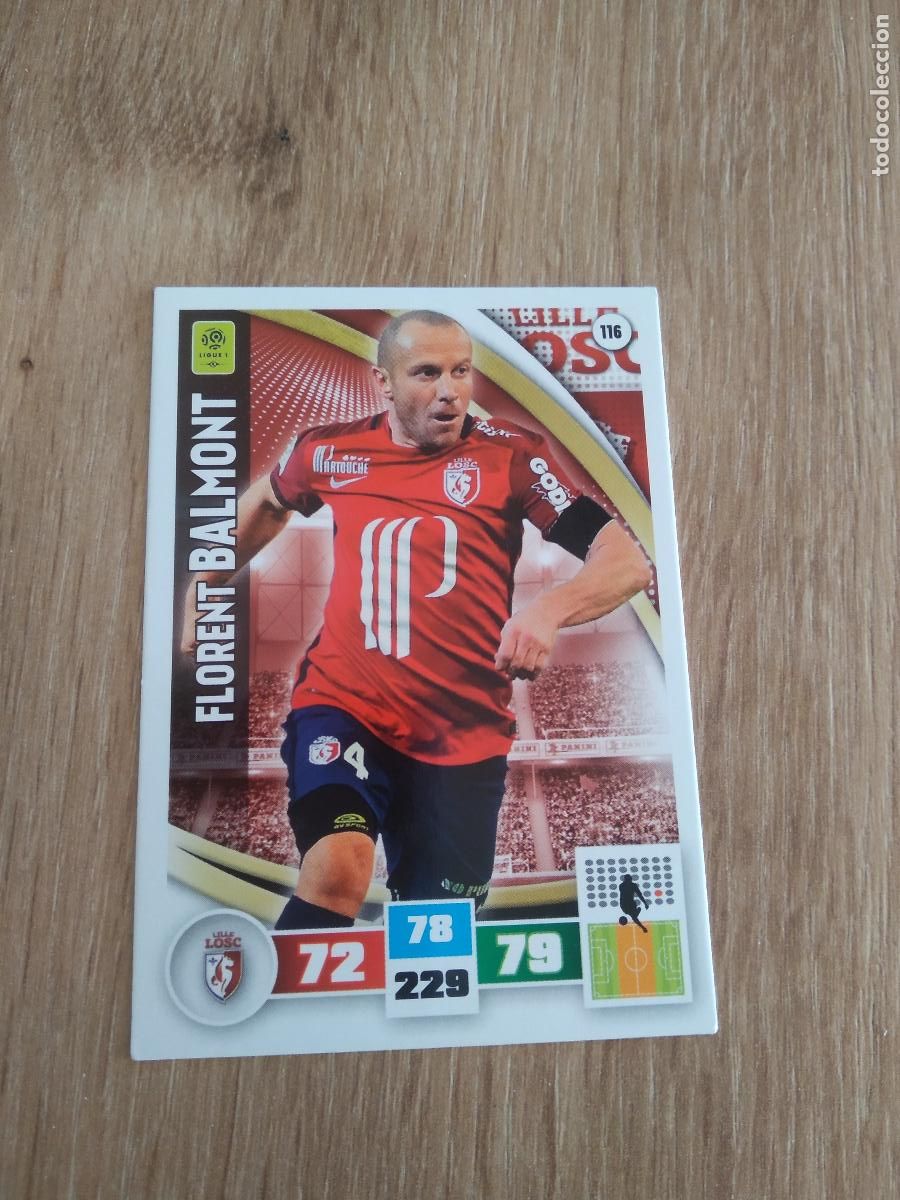 Figurine di Calcio: 116 BALMONT LOSC LILLE CROMO FUTBOL PANINI LIGA FRANCIA 2016-2017 FOOT LIGUE 1 ADRENALYN 16-17