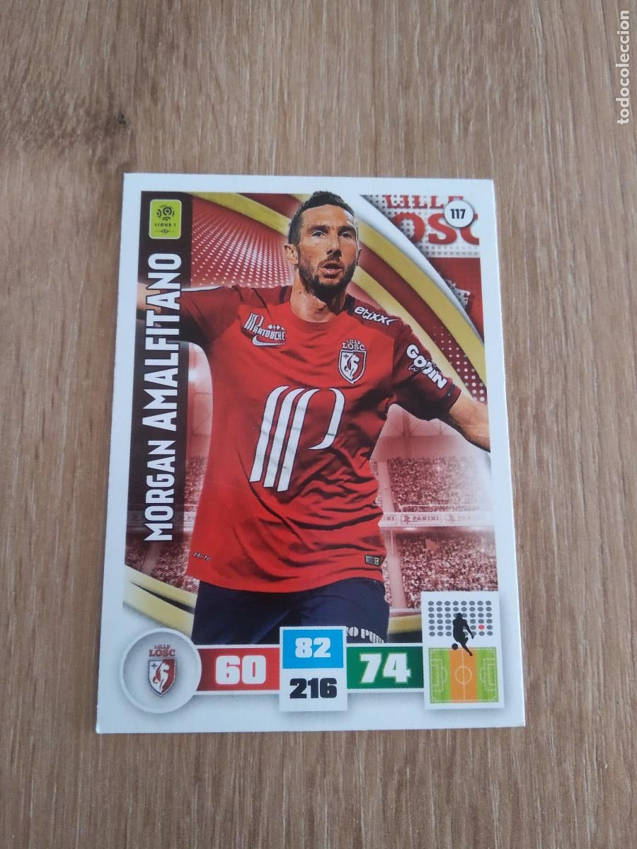 Figurine di Calcio: 117 AMALFITANO LOSC LILLE CROMO FUTBOL PANINI LIGA FRANCIA 2016-2017 FOOT LIGUE 1 ADRENALYN 16-17