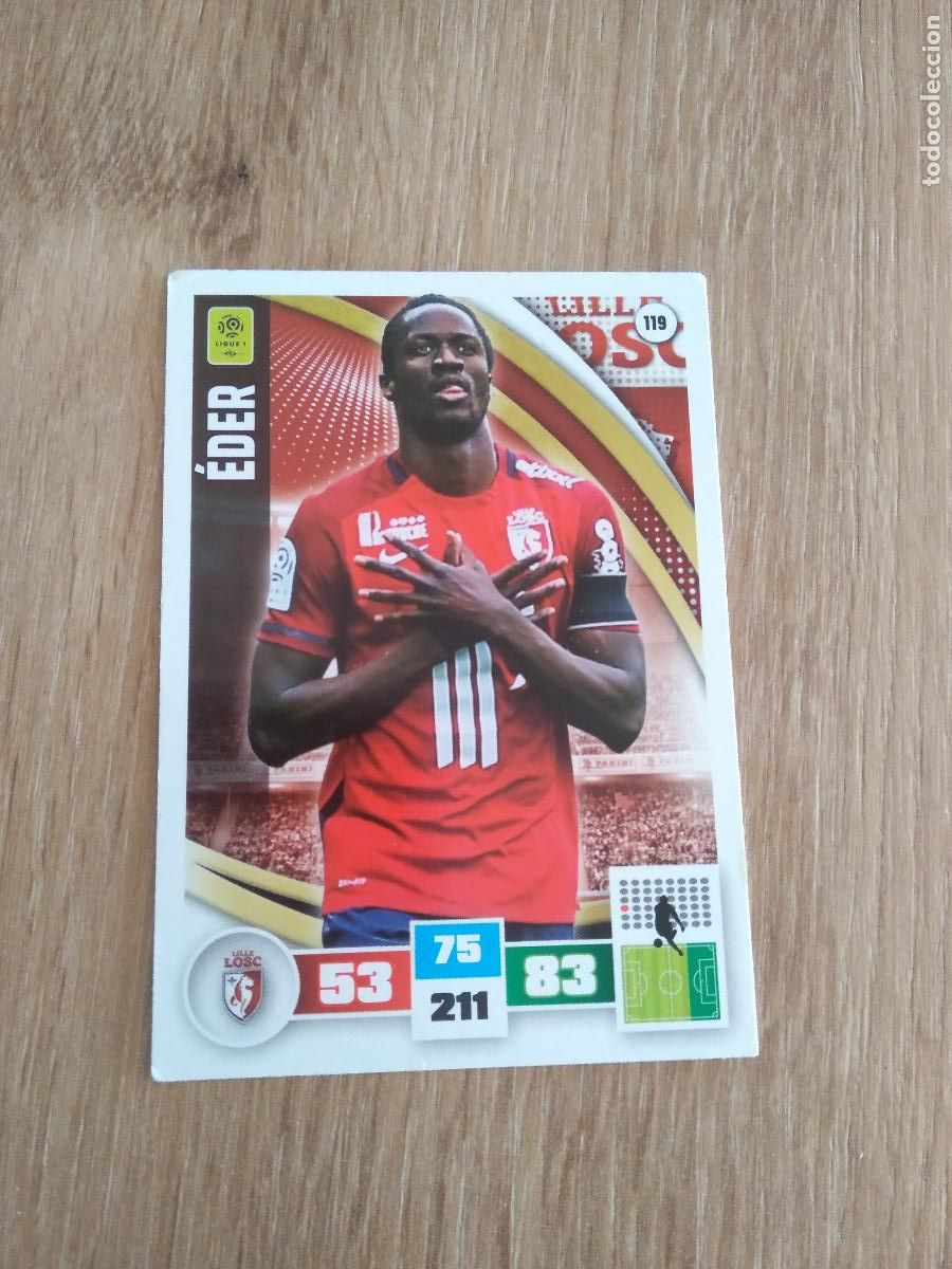 Figurine di Calcio: 119 EDER LOSC LILLE CROMO FUTBOL PANINI LIGA FRANCIA 2016-2017 FOOT LIGUE 1 ADRENALYN 16-17