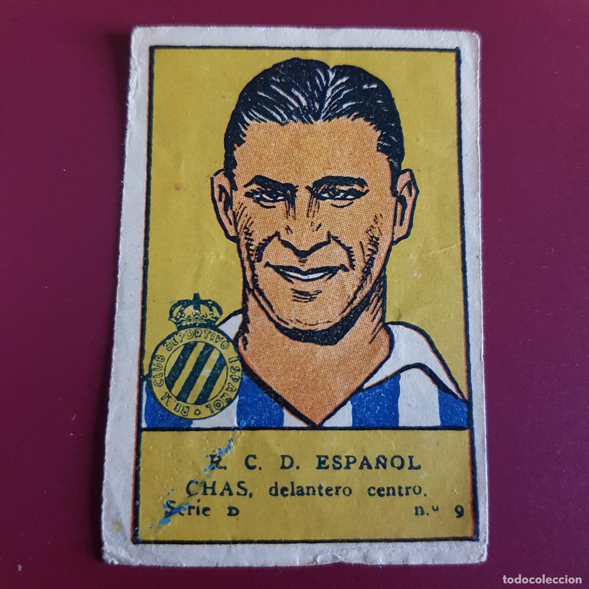 Figurine di Calcio: VALENCIANA - DEPORTES E INSTRUCCION 1941 - 41 - ESPA&Ntilde;OL - SERIE D - CHAS 9 - NUNCA PEGADO