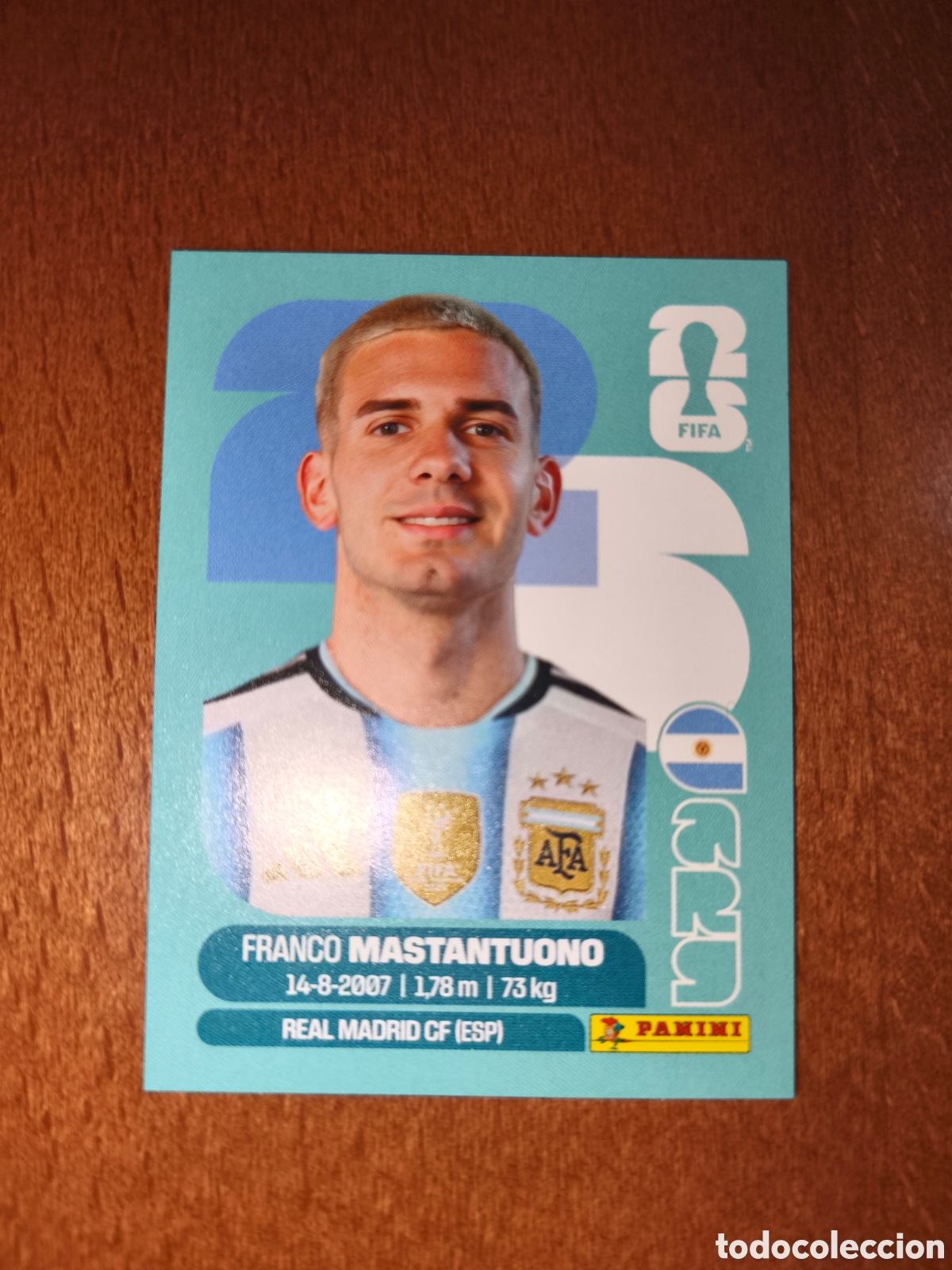 Cromos de F&uacute;tbol: ARG15 Franco Mastantuono Fifa World Cup 2026 Argentina