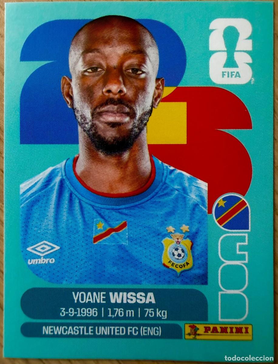 Cromos de F&uacute;tbol: COD16 COD 16 WISSA REPUBLICA CONGO MUNDIAL FIFA WORLD CUP 2026 26 STICKER CROMO PANINI SIN PEGAR
