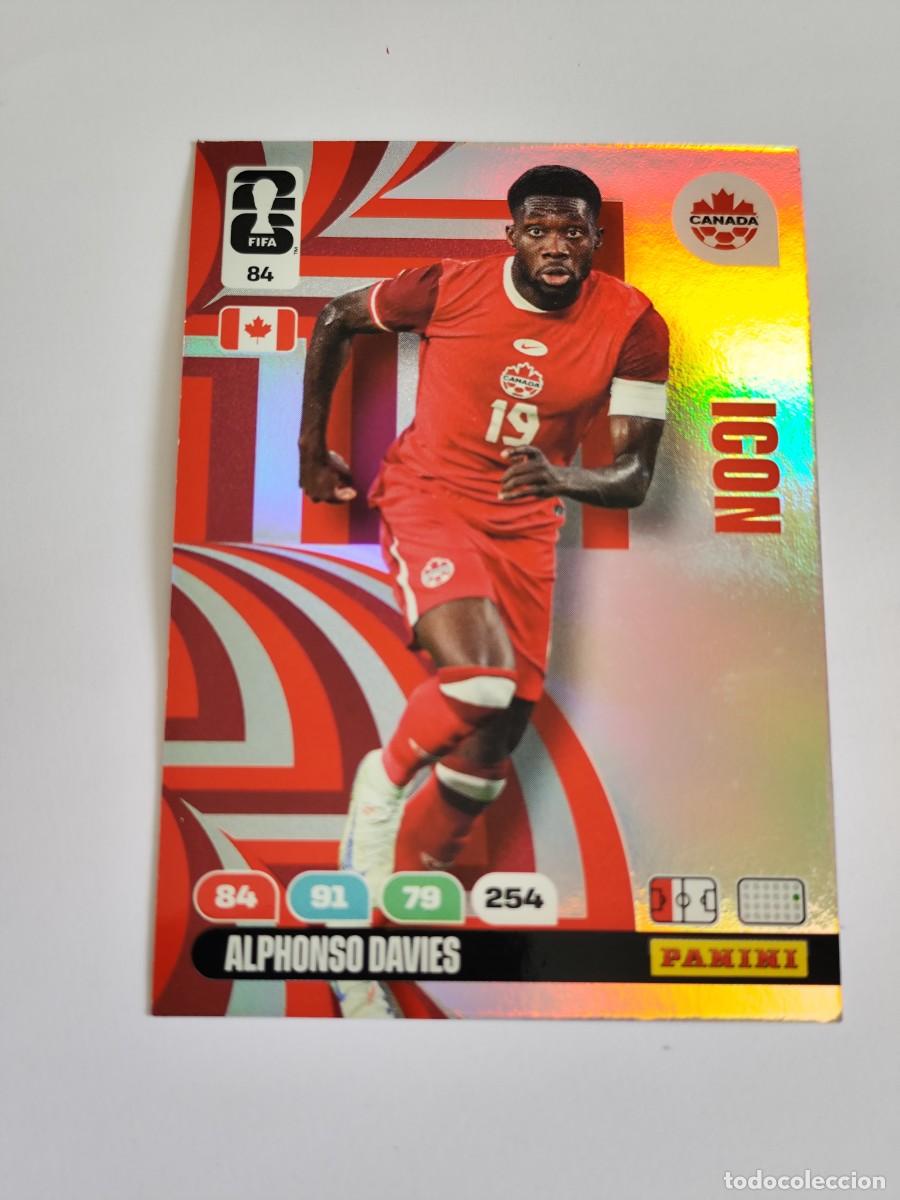 Cromos de F&uacute;tbol: FIFA WORLD CUP 2026 PANINI ADRENALYN XL 84 ALPHONSO DAVIES - ICON CANADA