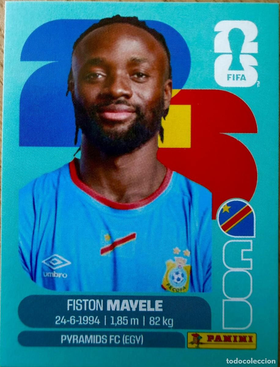 Football Stickers: COD18 COD 18 MAYELE REPUBLICA CONGO MUNDIAL FIFA WORLD CUP 2026 26 STICKER CROMO PANINI SIN PEGAR