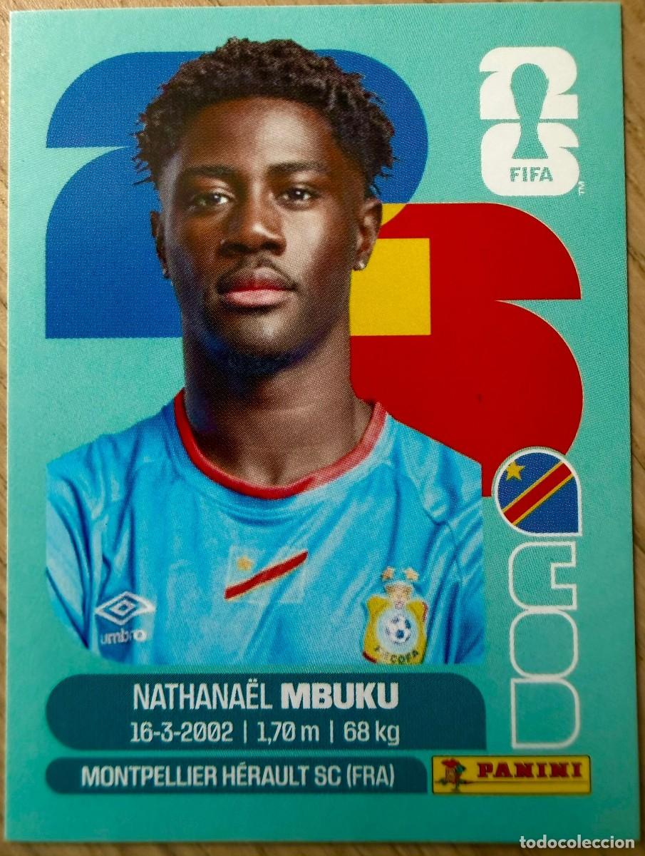 Football Stickers: COD20 COD 20 MBUKU REPUBLICA CONGO MUNDIAL FIFA WORLD CUP 2026 26 STICKER CROMO PANINI SIN PEGAR