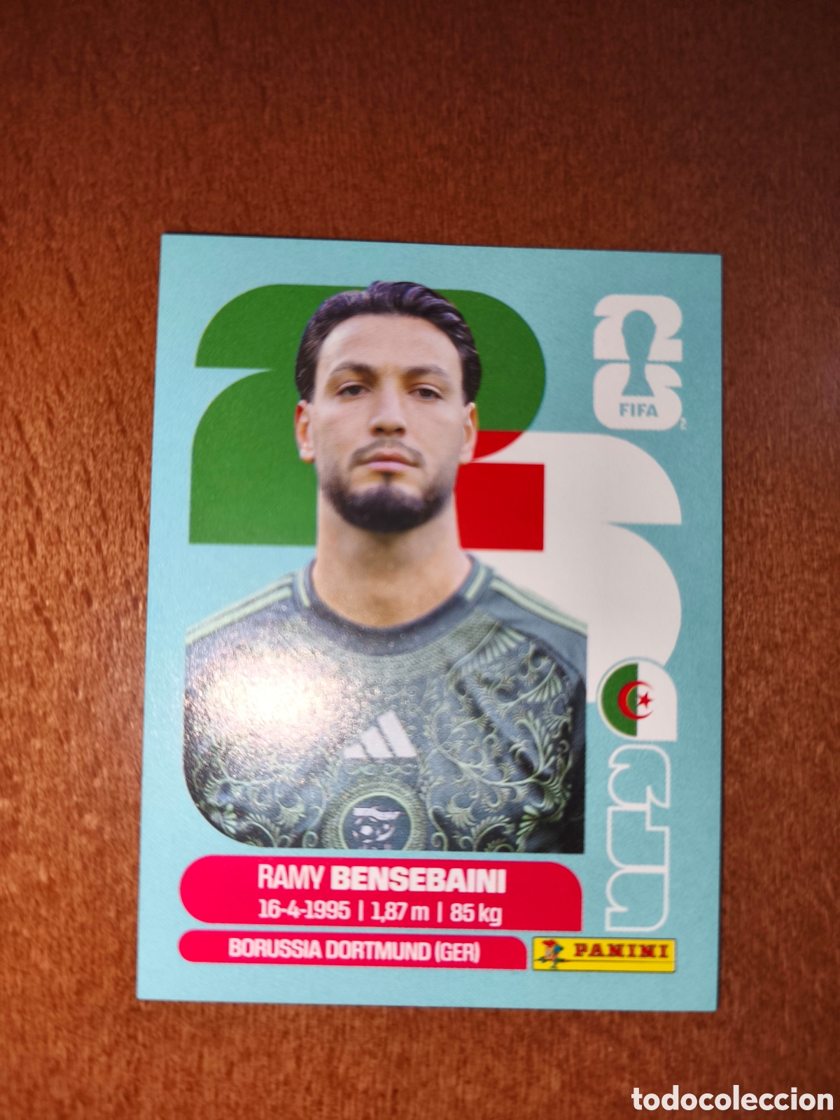 Fu&szlig;ball-Sticker: ALG3 Ramy Bensebaini Fifa World Cup 2026 Argelia
