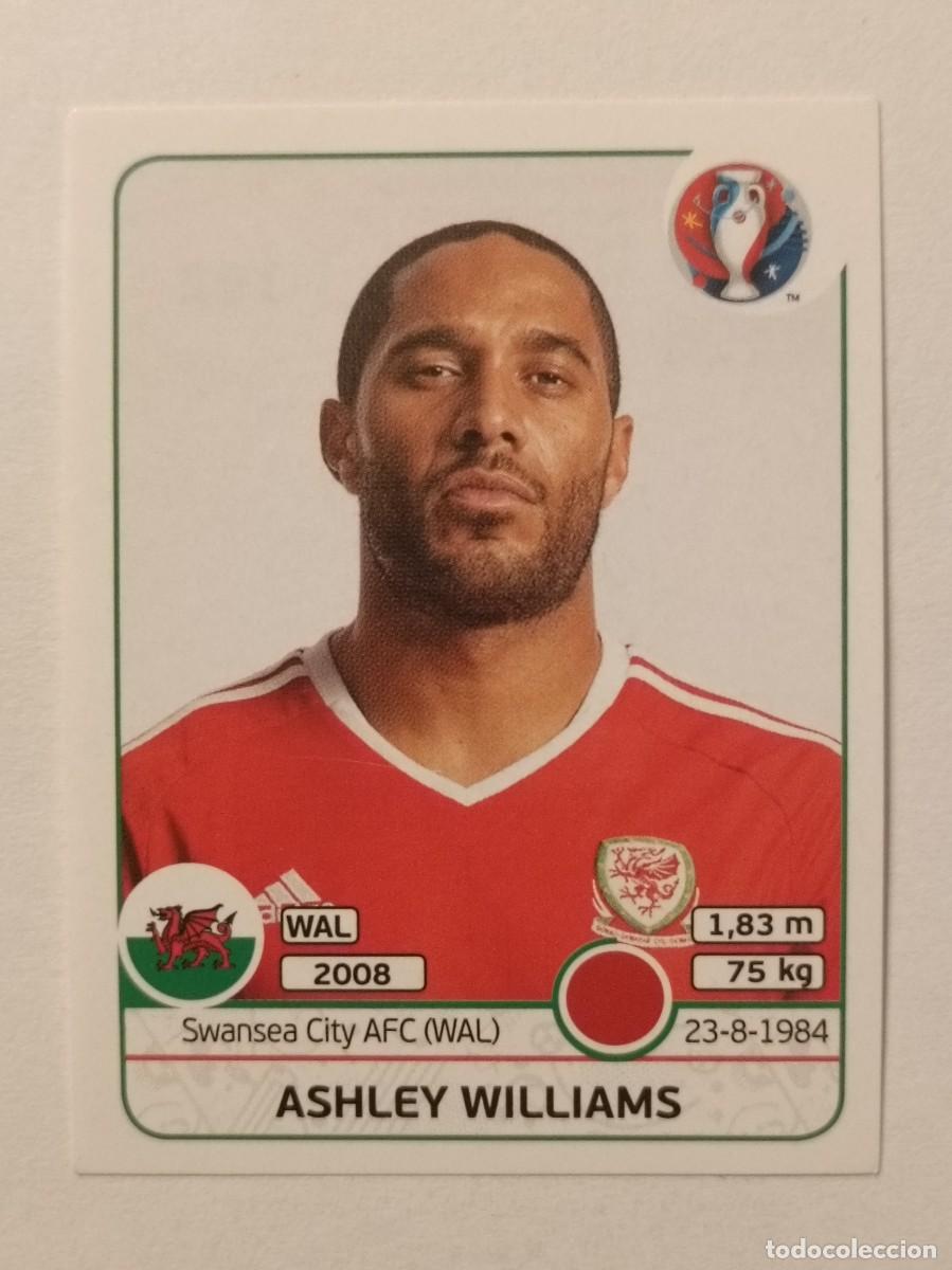 Fu&szlig;ball-Sticker: #182 ASHLEY WILLIAMS (GALES) EURO FRANCIA 2016 PANINI