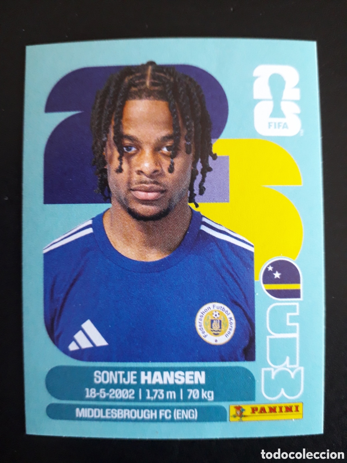 Football Stickers: HANSEN CURA&Ccedil;AO CUW 20 MUNDIAL F&Uacute;TBOL 2026 FIFA WORLD CUP PANINI SIN PEGAR PEDIDO M&Iacute;NIMO 3&euro;