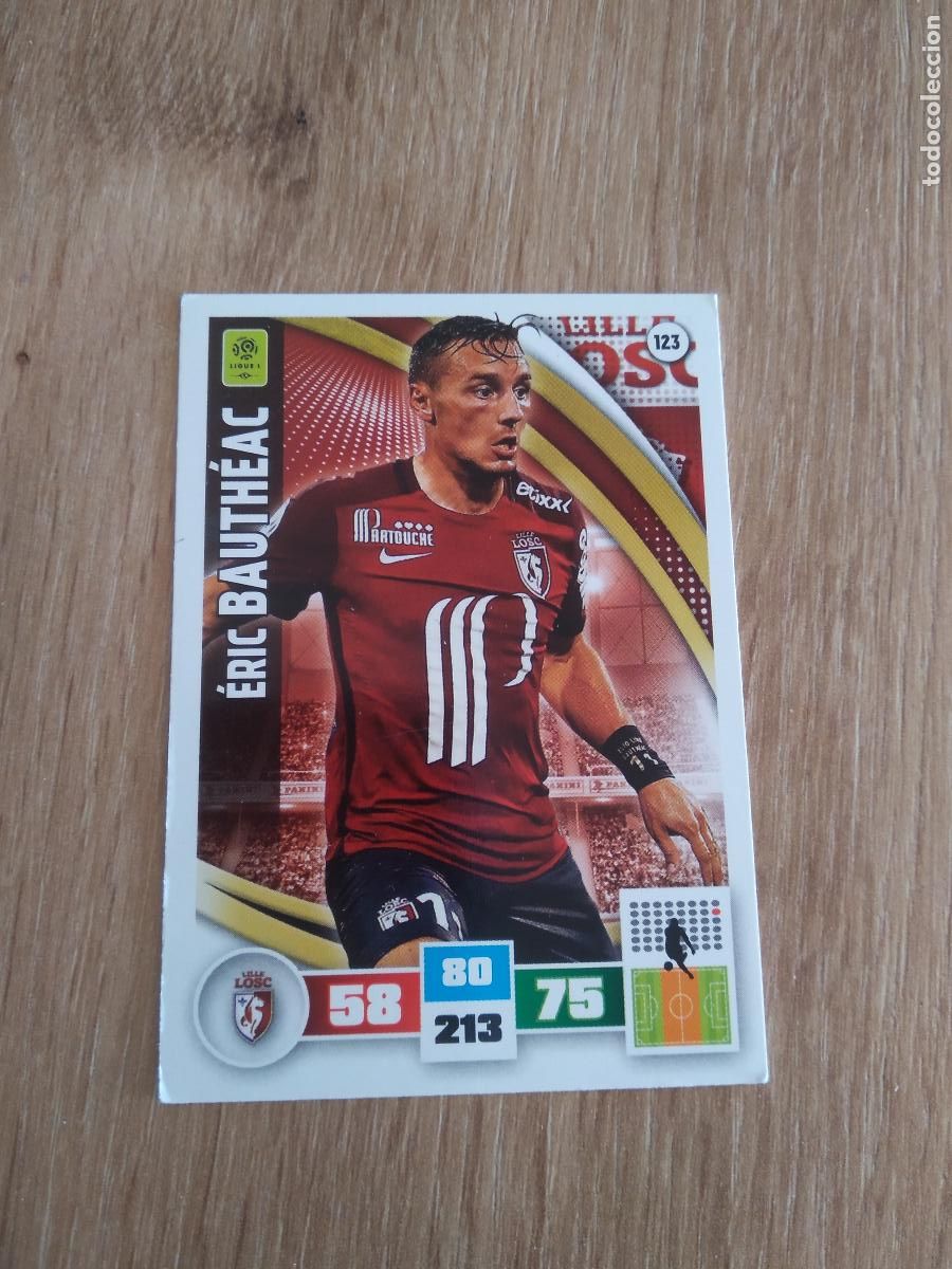 Football Stickers: 123 BAUTHEAC LOSC LILLE CROMO FUTBOL PANINI LIGA FRANCIA 2016-2017 FOOT LIGUE 1 ADRENALYN 16-17