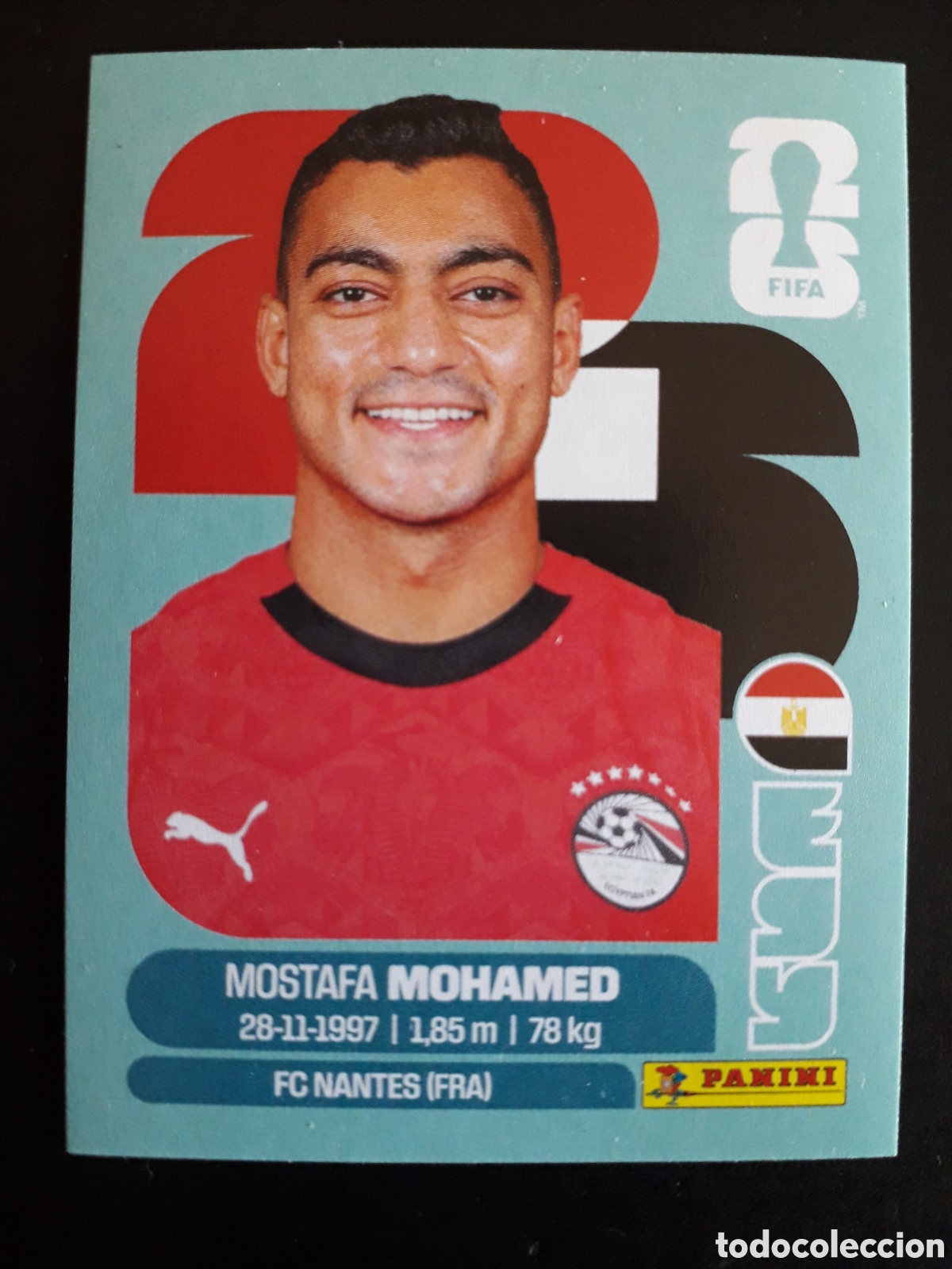 Football Stickers: MOHAMED EGIPTO EGY 18 MUNDIAL F&Uacute;TBOL 2026 FIFA WORLD CUP PANINI SIN PEGAR PEDIDO M&Iacute;NIMO 3&euro;