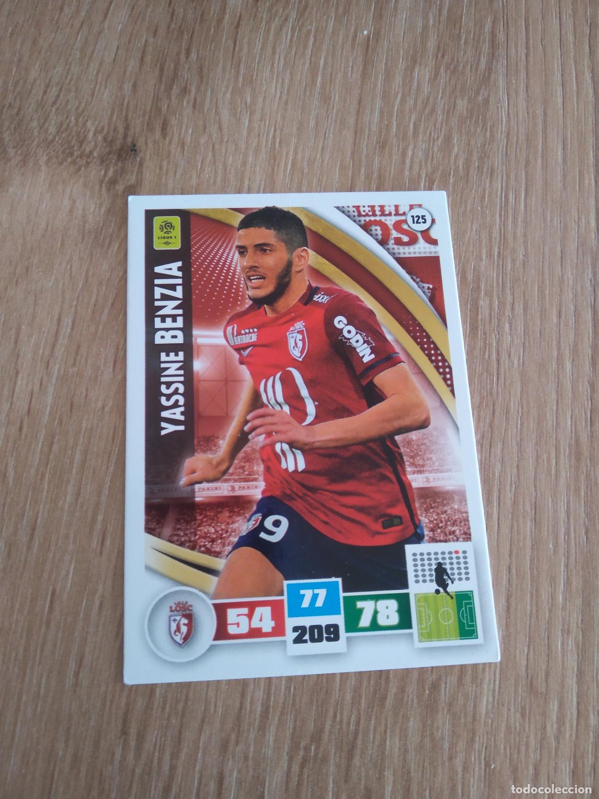Football Stickers: 125 BENZIA LOSC LILLE CROMO FUTBOL PANINI LIGA FRANCIA 2016-2017 FOOT LIGUE 1 ADRENALYN 16-17