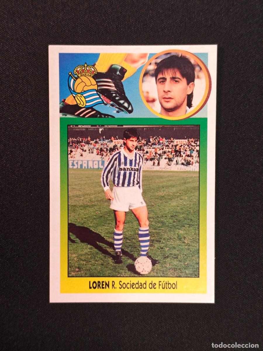 Football Stickers: CROMO LIGA ESTE LOREN FICHAJE 7 REAL SOCIEDAD NUNCA PEGADO SIN PEGAR 93 94 1993 1994 RA526