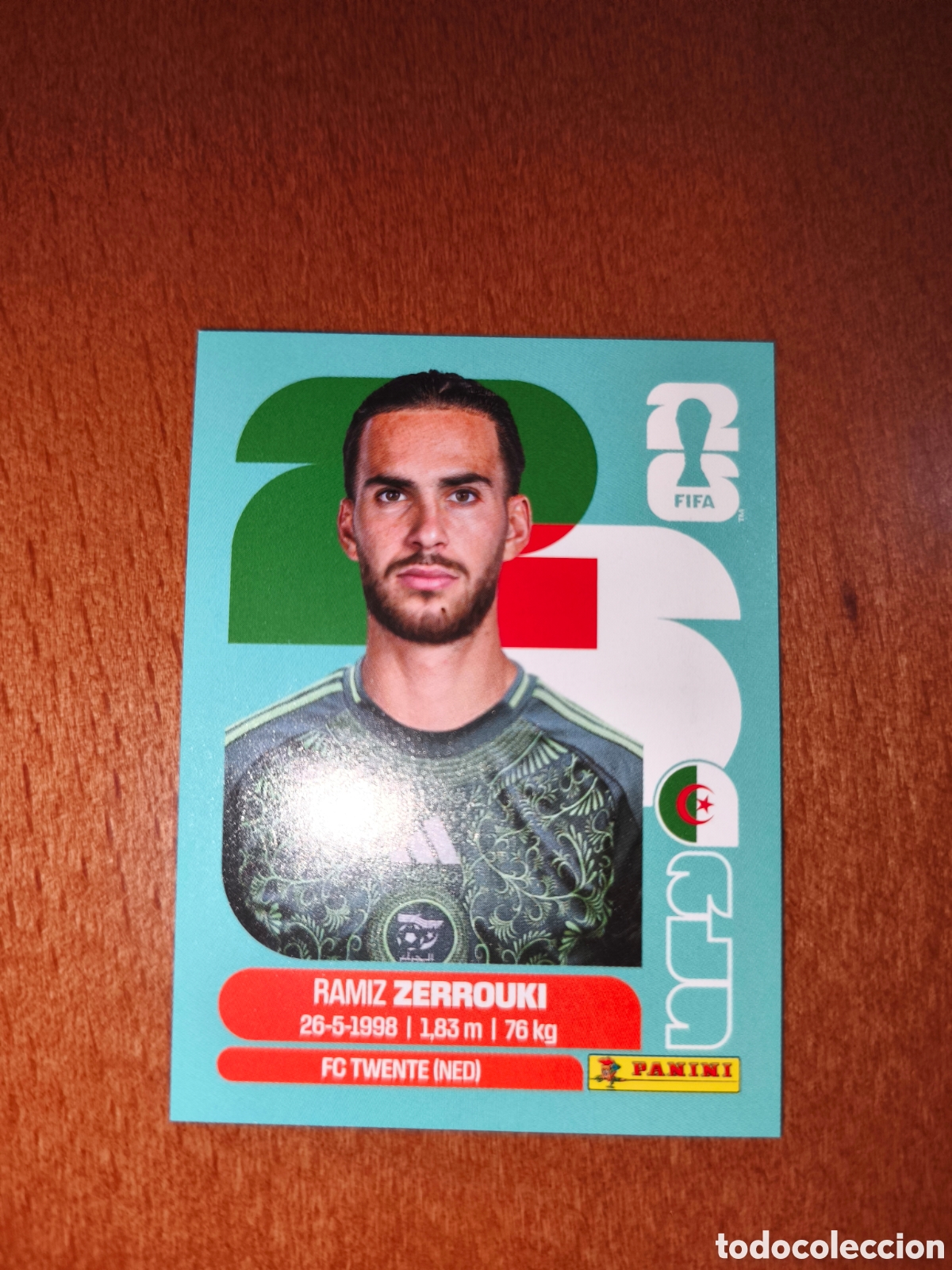 Football Stickers: ALG11 Ramiz Zerrouki Fifa World Cup 2026 Argelia