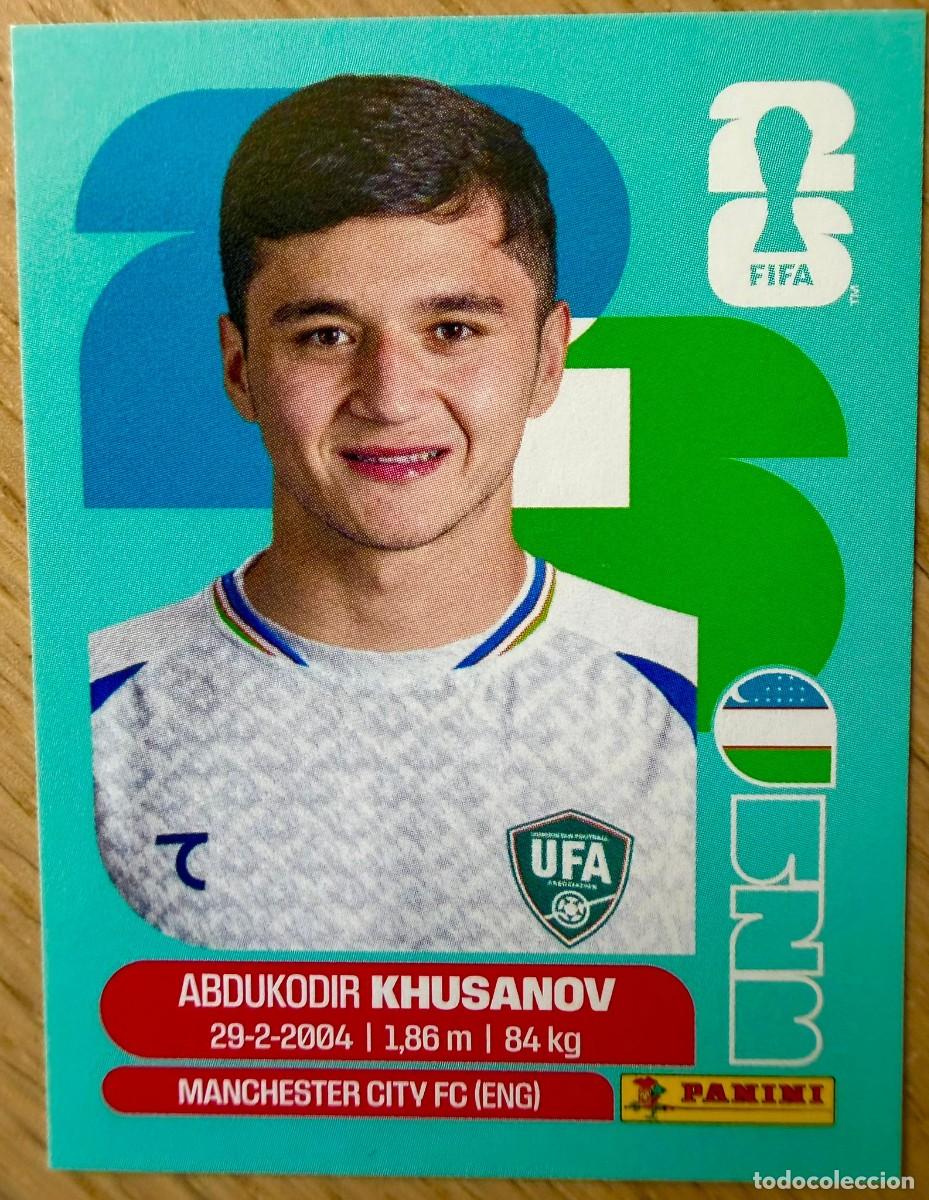 Football Stickers: UZB9 UZB 9 KHUSANOV UZBEKISTAN MUNDIAL FIFA WORLD CUP 2026 26 STICKER CROMO PANINI SIN PEGAR