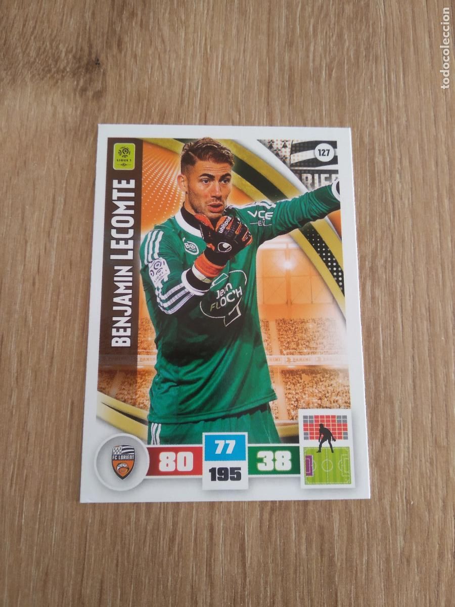 Cromos de F&uacute;tbol: 127 LECOMTE LORIENT CROMO FUTBOL PANINI LIGA FRANCIA 2016-2017 FOOT LIGUE 1 ADRENALYN 16-17