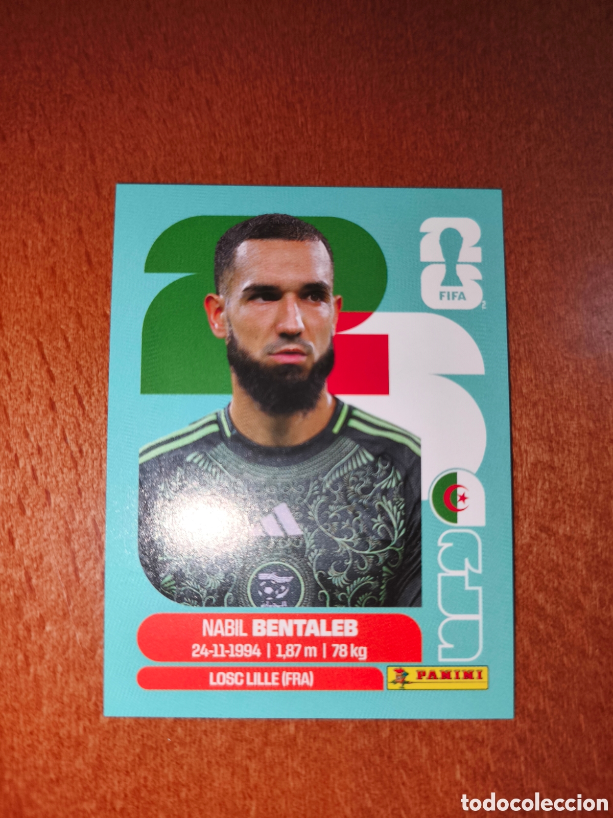Cromos de F&uacute;tbol: ALG12 Nabil Bentaleb Fifa World Cup 2026 Argelia