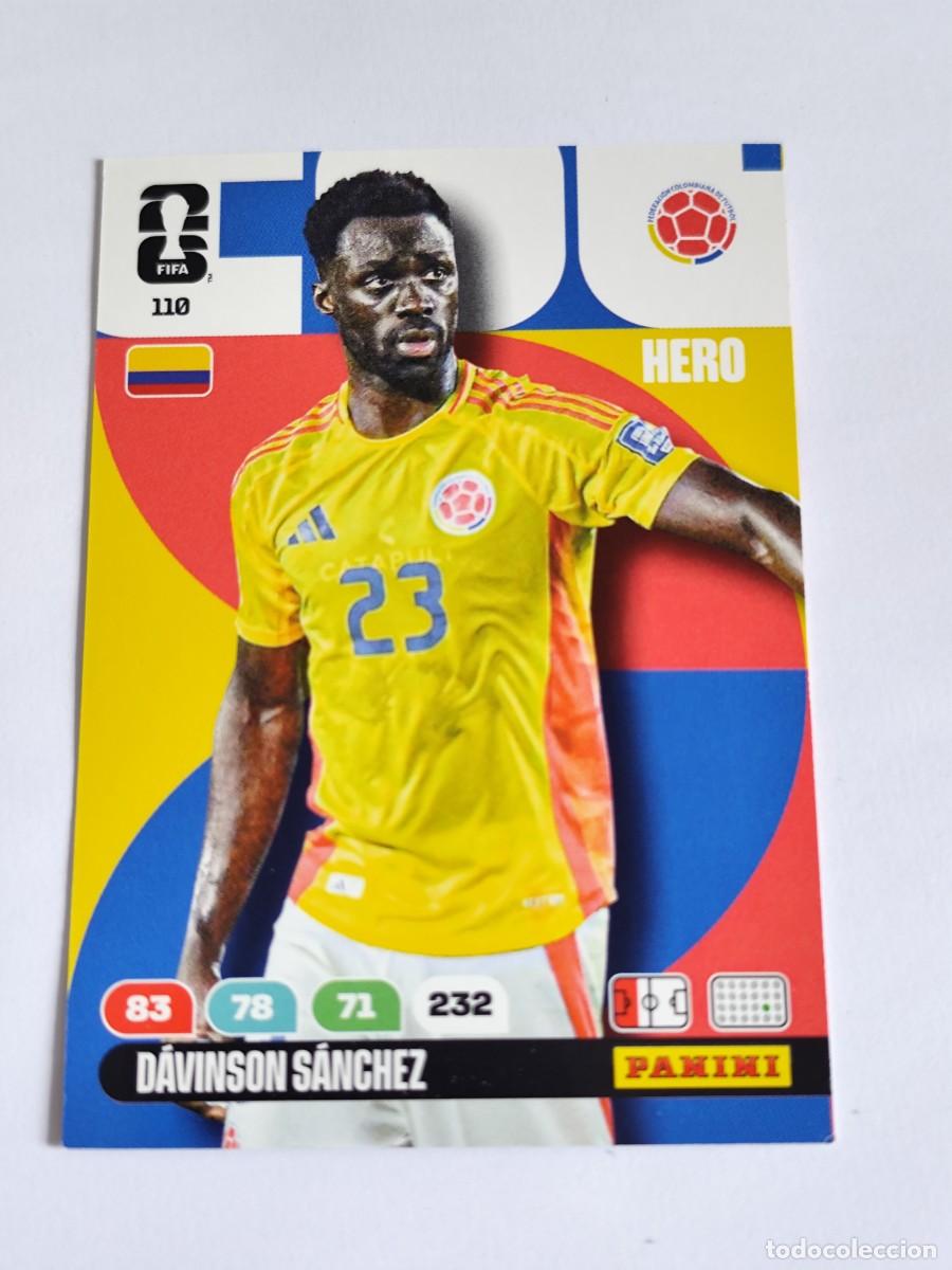 Cromos de F&uacute;tbol: FIFA WORLD CUP 2026 PANINI ADRENALYN XL 110 DAVINSON SANCHEZ - HERO COLOMBIA