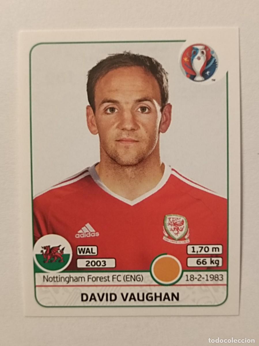 Cromos de F&uacute;tbol: #189 DAVID VAUGHAN (GALES) EURO FRANCIA 2016 PANINI