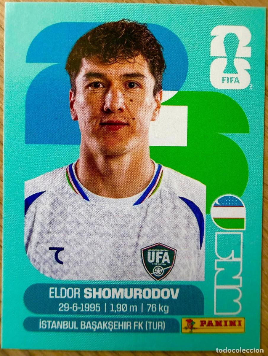 Cromos de F&uacute;tbol: UZB16 UZB 16 SHOMURODOV UZBEKISTAN MUNDIAL FIFA WORLD CUP 2026 26 STICKER CROMO PANINI SIN PEGAR