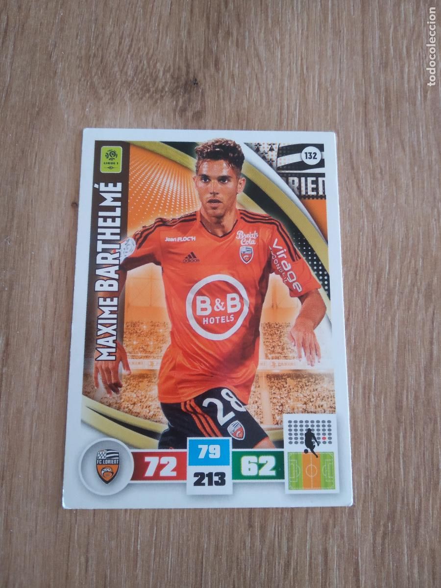 Cromos de F&uacute;tbol: 132 BARTHELME LORIENT CROMO FUTBOL PANINI LIGA FRANCIA 2016-2017 FOOT LIGUE 1 ADRENALYN 16-17