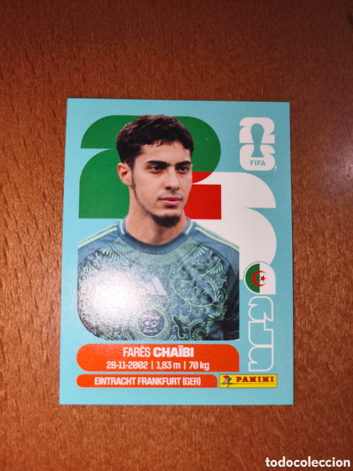 Cromos de F&uacute;tbol: ALG14 Fares Chaibi Fifa World Cup 2026 Argelia