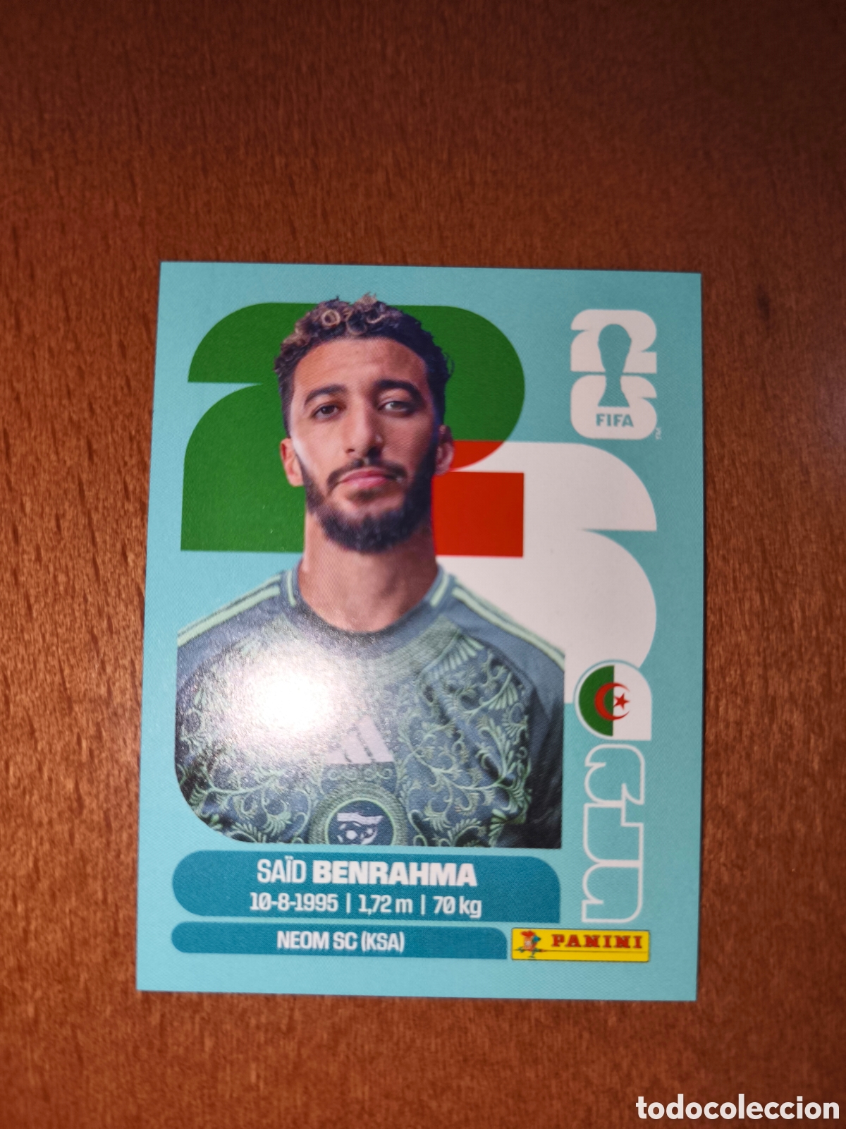 Cromos de F&uacute;tbol: ALG16 Said Benrahma Fifa World Cup 2026 Argelia