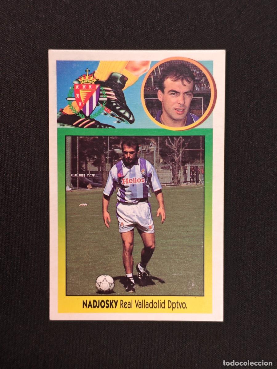 Cromos de F&uacute;tbol: CROMO LIGA ESTE NADJOSKY REAL VALLADOLID NUNCA PEGADO SIN PEGAR 93 94 1993 1994 RA526