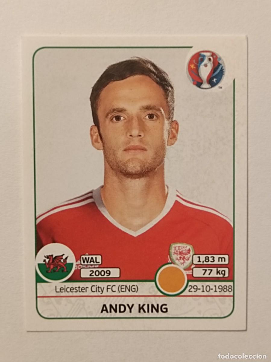 Cromos de F&uacute;tbol: #191 ANDY KING (GALES) EURO FRANCIA 2016 PANINI