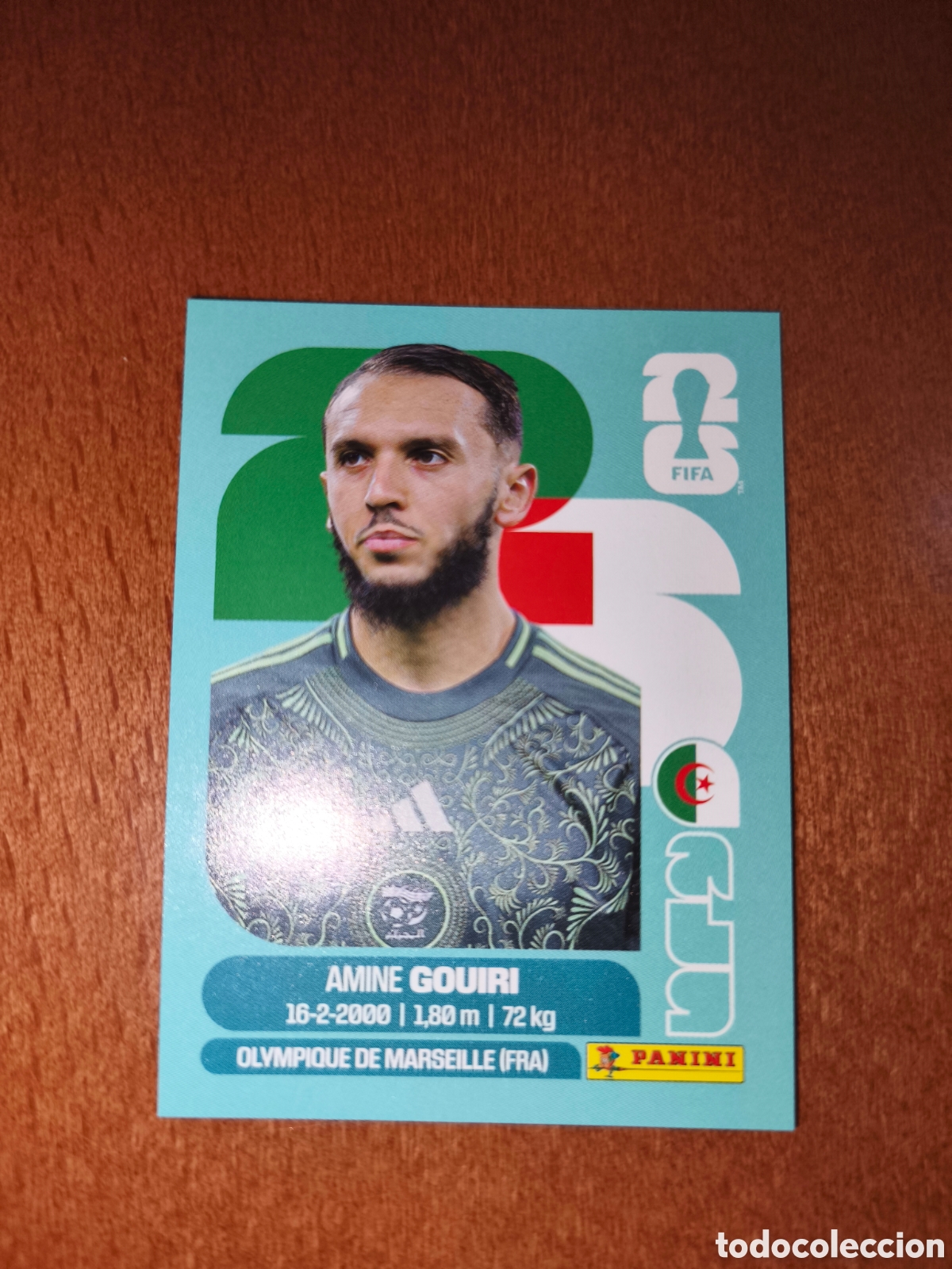Cromos de F&uacute;tbol: ALG18 Amine Gouiri Fifa World Cup 2026 Argelia