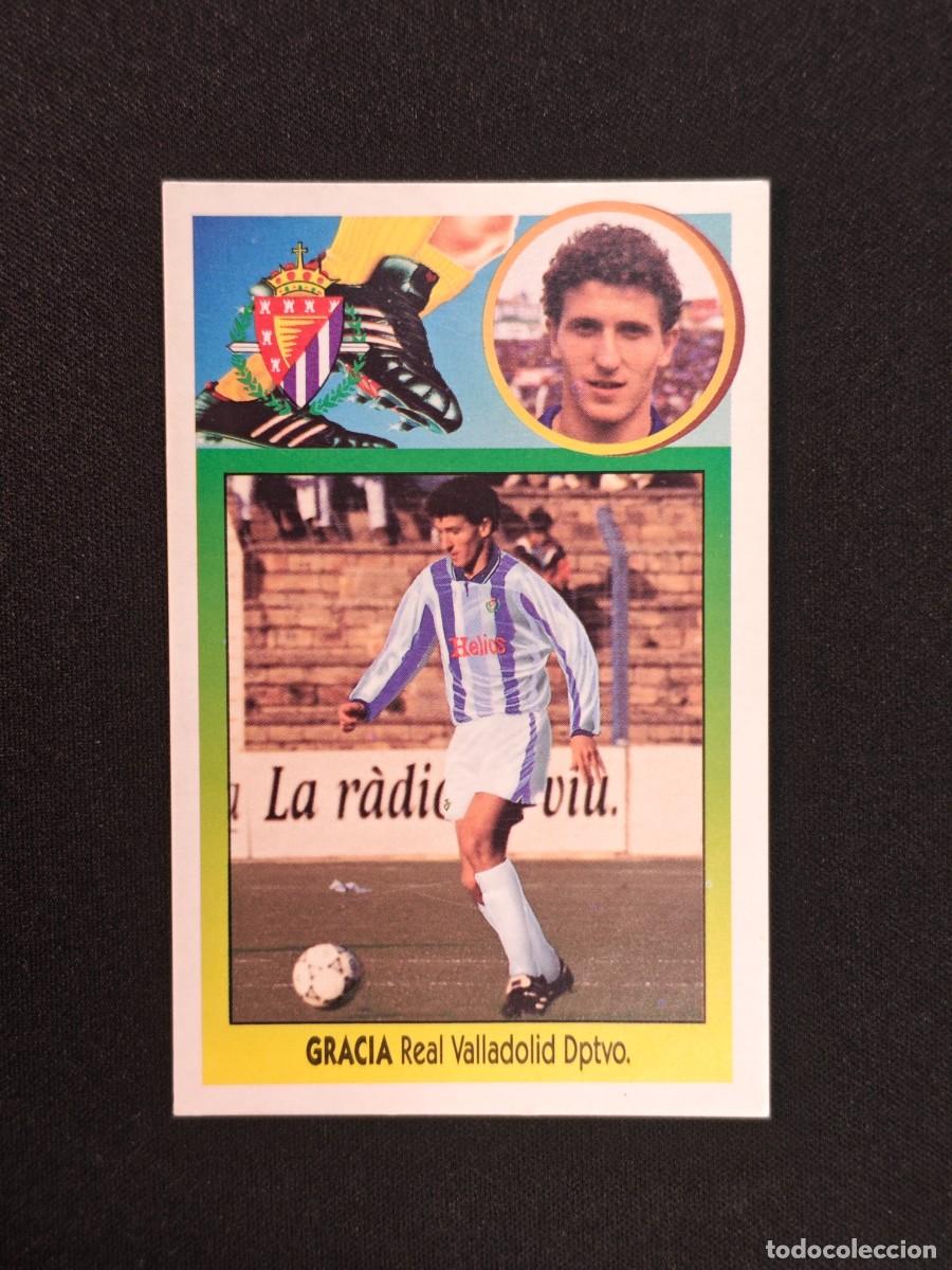 Figurine di Calcio: CROMO LIGA ESTE GRACIA COLOCA REAL VALLADOLID NUNCA PEGADO SIN PEGAR 93 94 1993 1994 RA526