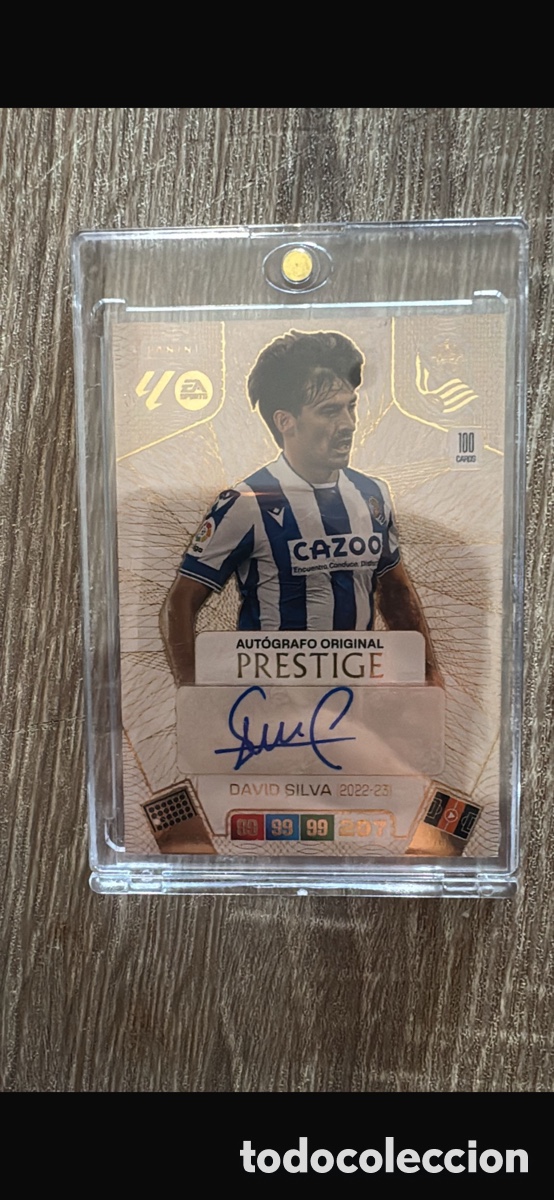 Figurine di Calcio: ADRENALYN 2022/23 AUT&Oacute;GRAFO ORIGINAL PRESTIGE DAVID SILVA