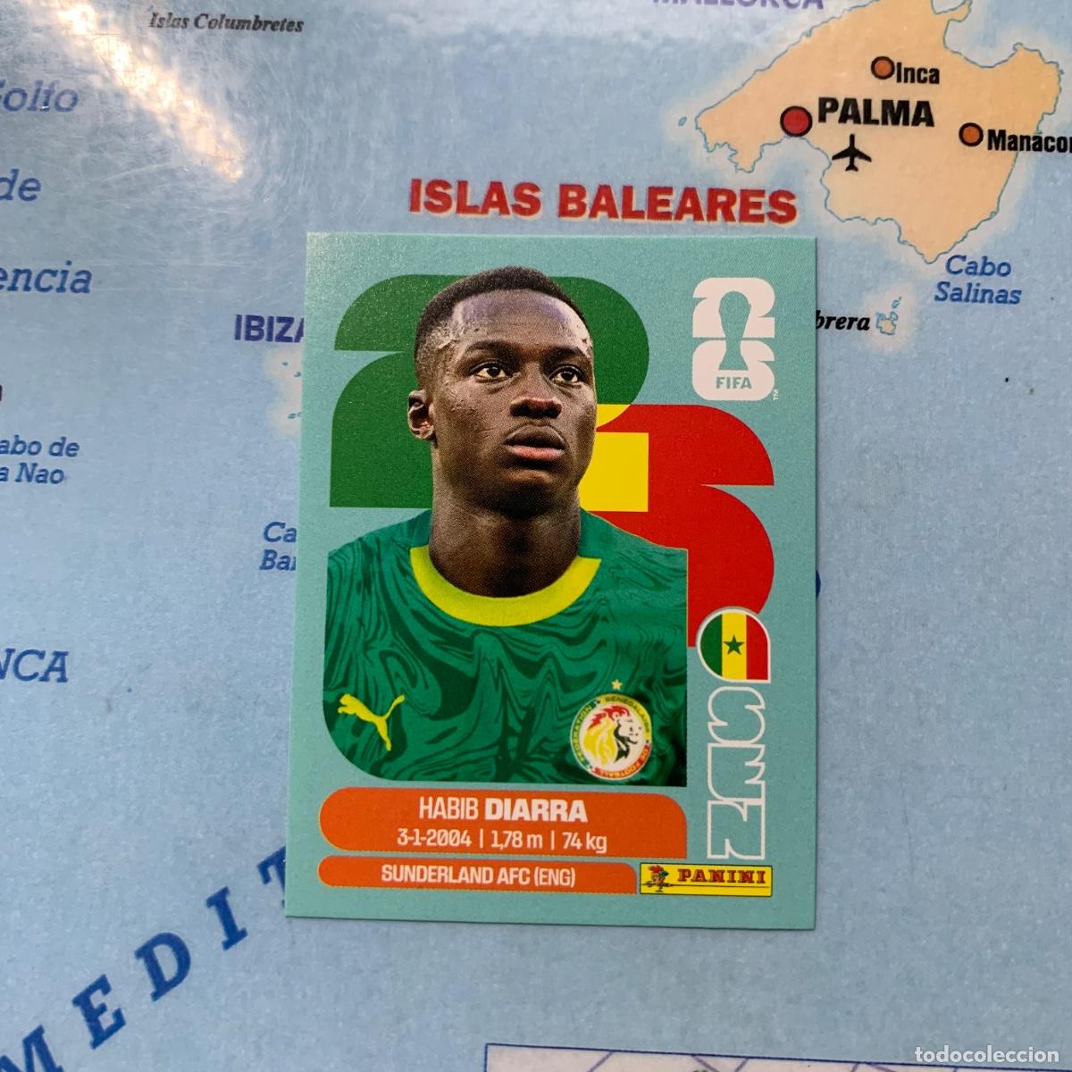 Fu&szlig;ball-Sticker: Senegal n&uacute;mero 12 cromo panini Mundial Fifa World Cup 2026
