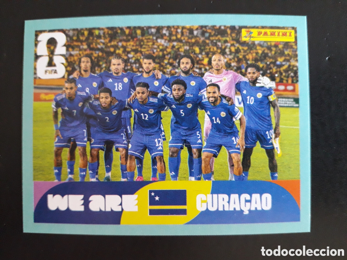 Football Stickers: EQUIPO CURA&Ccedil;AO CUW 13 MUNDIAL F&Uacute;TBOL 2026 FIFA WORLD CUP PANINI SIN PEGAR PEDIDO M&Iacute;NIMO 3&euro;