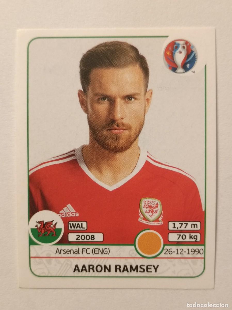 Football Stickers: #194 AARON RAMSEY (GALES) EURO FRANCIA 2016 PANINI