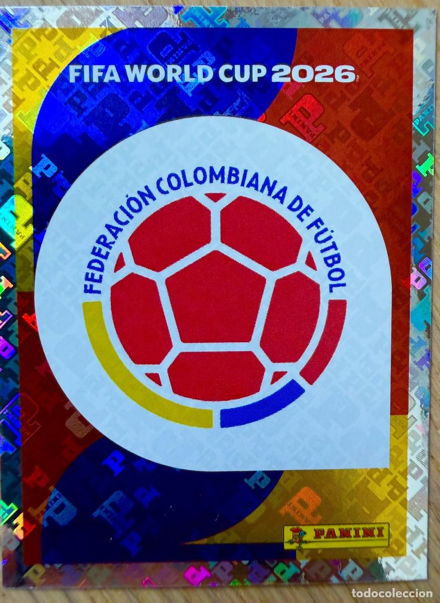Cromos de F&uacute;tbol: COL1 COL 1 ESCUDO COLOMBIA MUNDIAL FIFA WORLD CUP 2026 26 STICKER CROMO PANINI SIN PEGAR