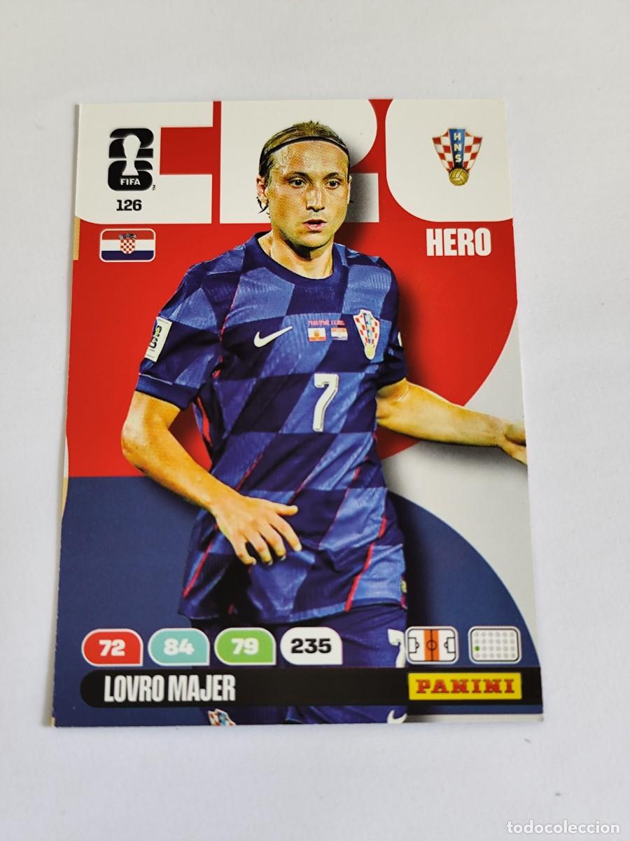 Cromos de F&uacute;tbol: FIFA WORLD CUP 2026 PANINI ADRENALYN XL 126 LOVRO MAJER - HERO CROACIA