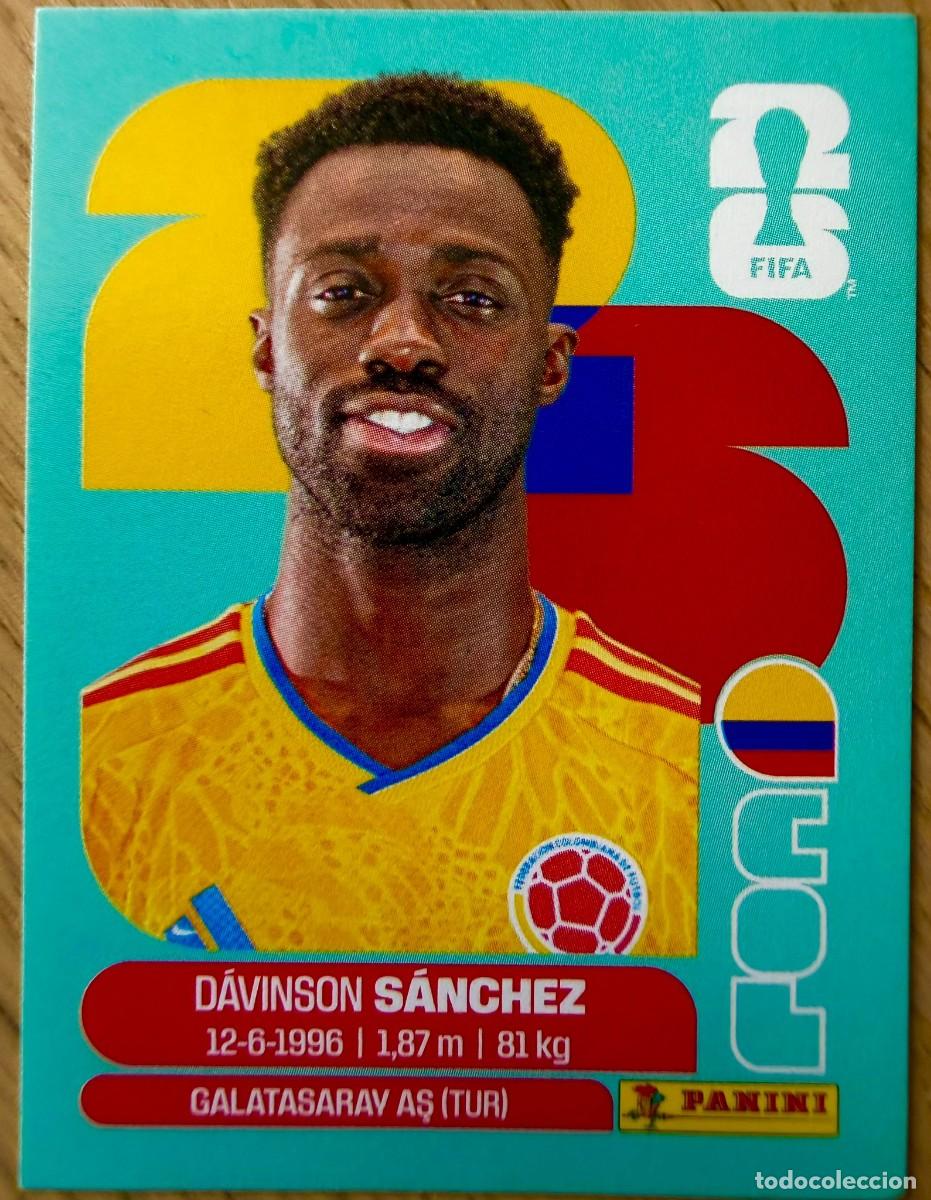 Cromos de F&uacute;tbol: COL4 COL 4 DAVINSON SANCHEZ COLOMBIA MUNDIAL FIFA WORLD CUP 2026 26 STICKER CROMO PANINI SIN PEGAR
