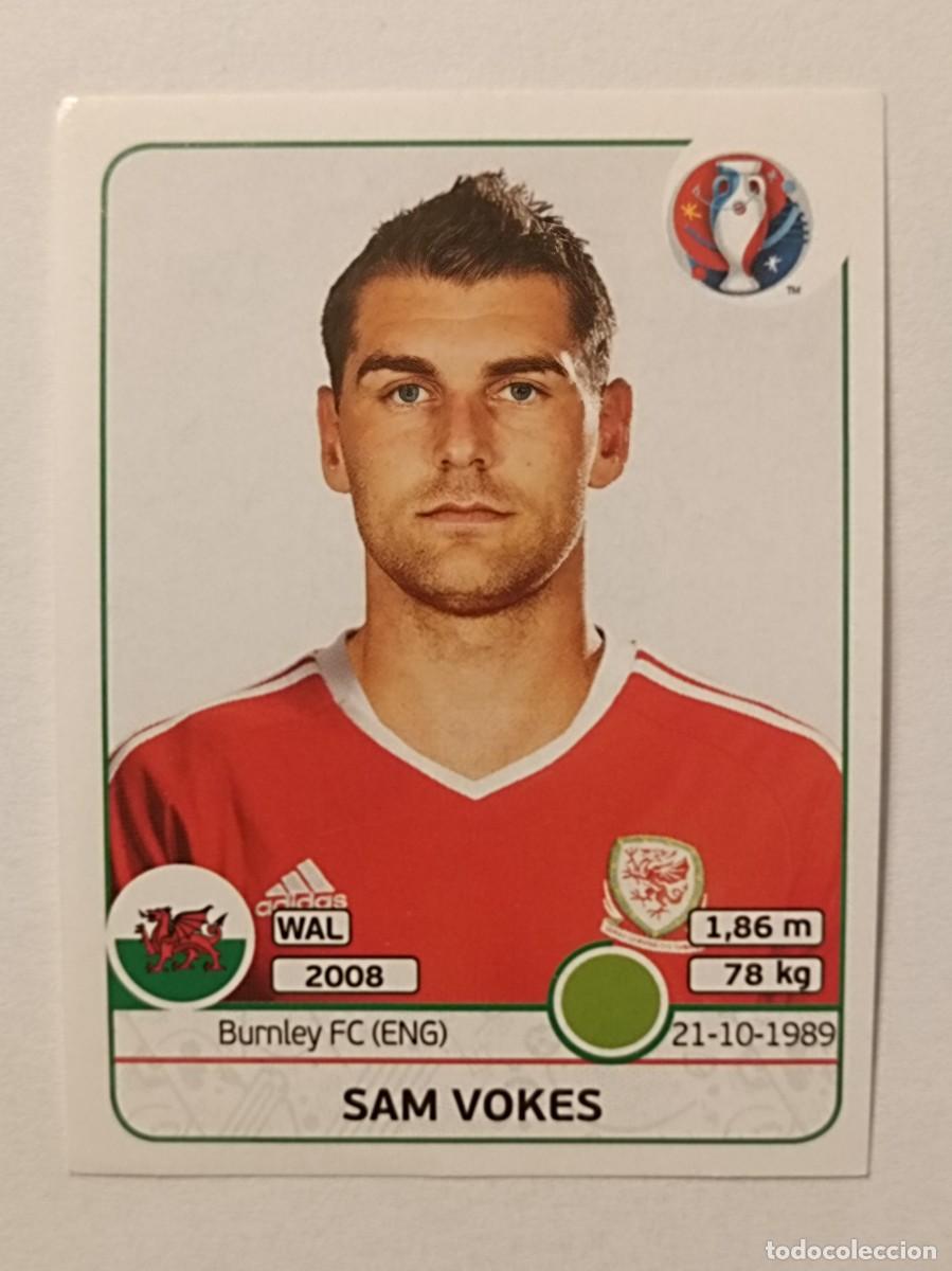 Cromos de F&uacute;tbol: #199 SAM VOKES (GALES) EURO FRANCIA 2016 PANINI