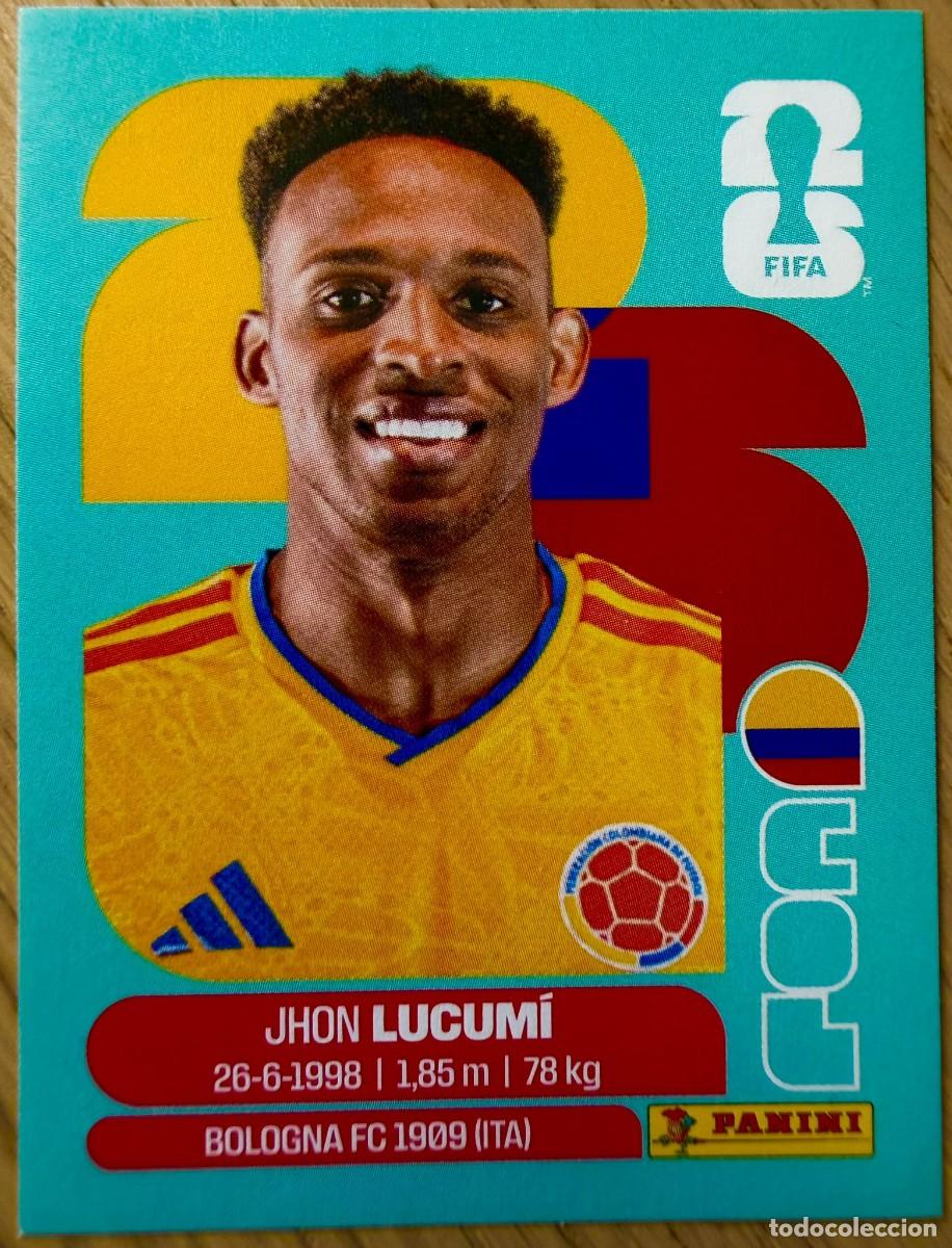 Cromos de F&uacute;tbol: COL8 COL 8 JHON LUCUMI COLOMBIA MUNDIAL FIFA WORLD CUP 2026 26 STICKER CROMO PANINI SIN PEGAR