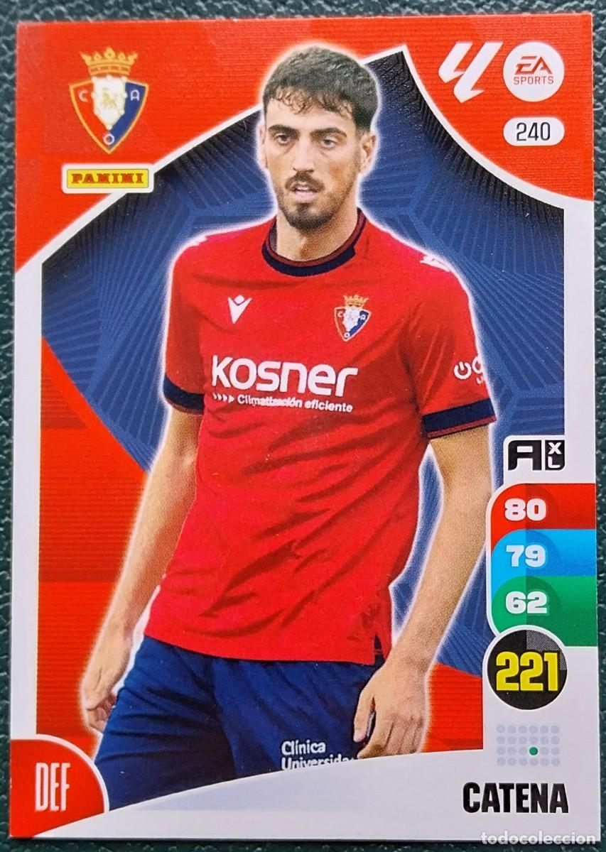 Cromos de F&uacute;tbol: 240 CATENA OSASUNA FICHAS ALBUM ADRENALYN XL 2024 2025 24 25