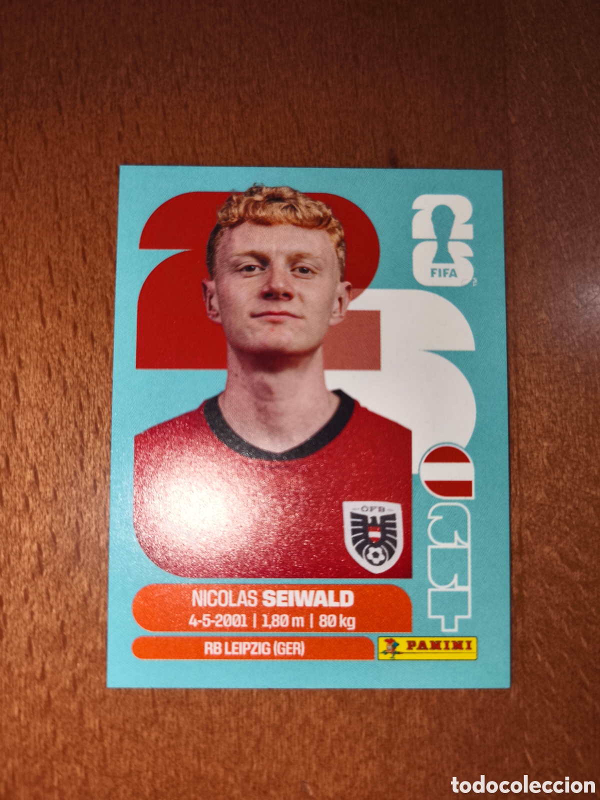 Cromos de F&uacute;tbol: AUT15 Nicolas Seiwald Fifa World Cup 2026 Austria