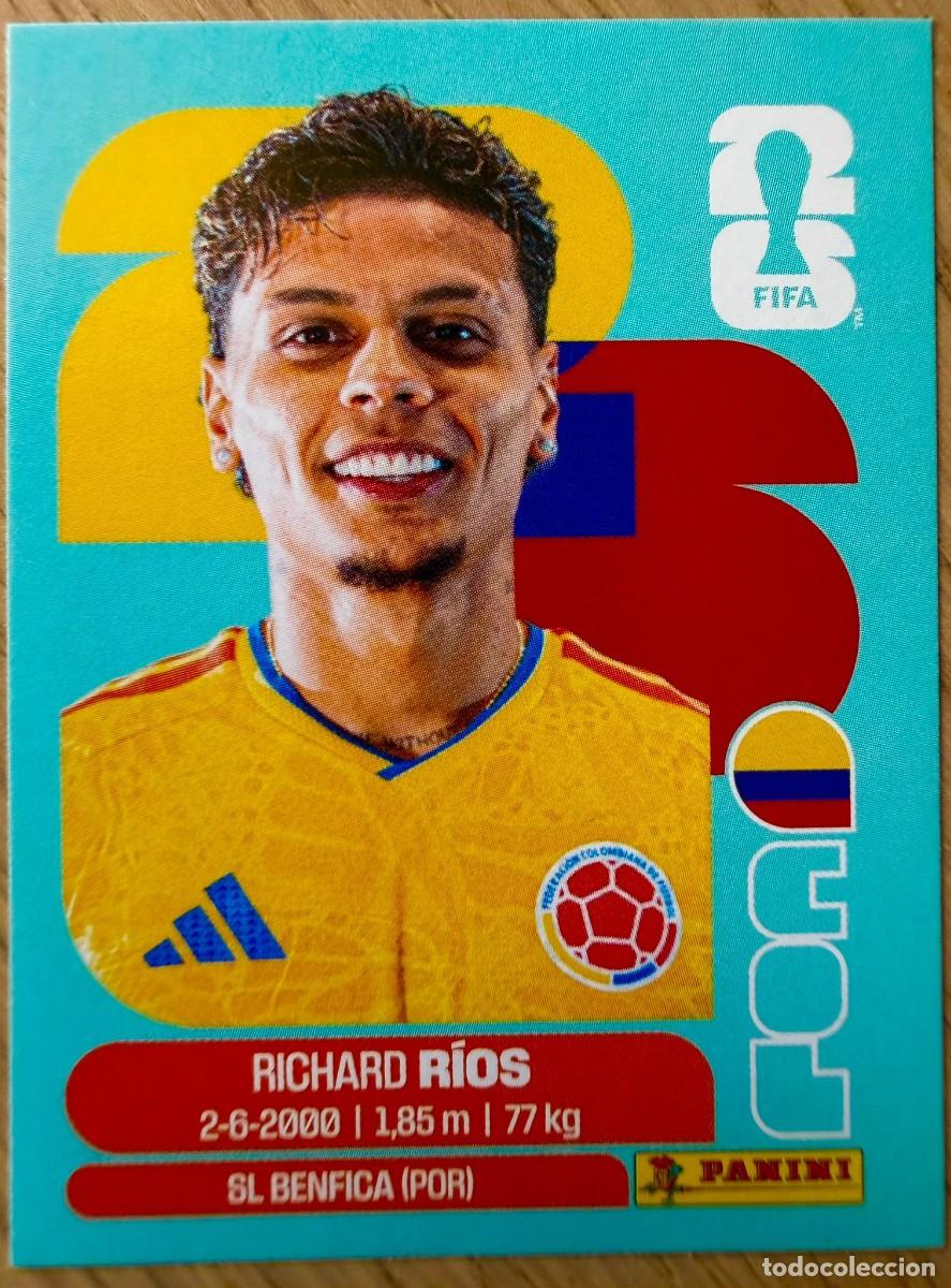 Cromos de F&uacute;tbol: COL12 COL 12 RICHARD RIOS COLOMBIA MUNDIAL FIFA WORLD CUP 2026 26 STICKER CROMO PANINI SIN PEGAR