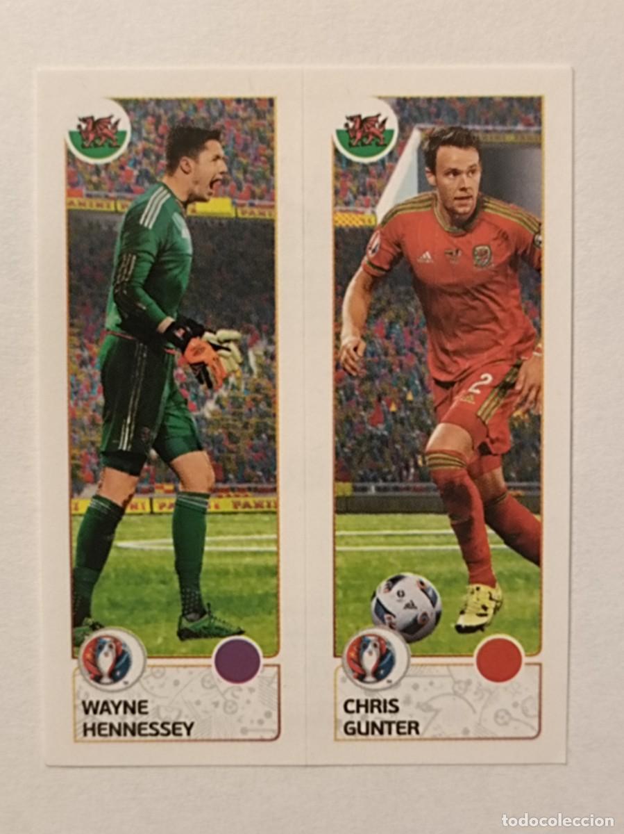 Cromos de F&uacute;tbol: #202 HENNESSEY-GUNTER (GALES) EURO FRANCIA 2016 PANINI