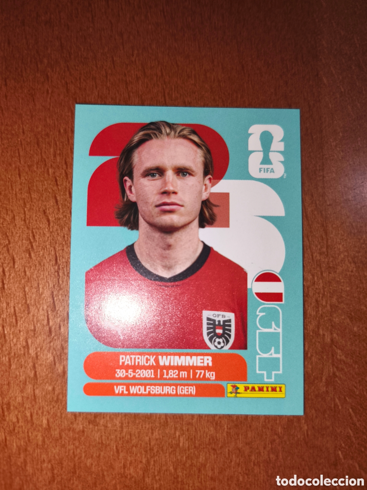 Cromos de F&uacute;tbol: AUT17 Patrick Wimmer Fifa World Cup 2026 Austria