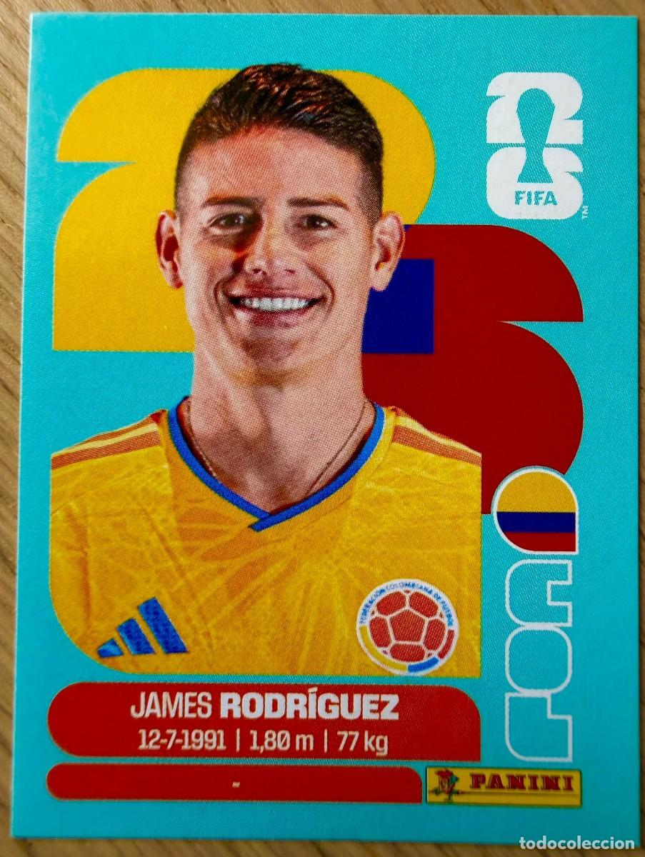 Cromos de F&uacute;tbol: COL14 COL 14 JAMES RODRIGUEZ COLOMBIA MUNDIAL FIFA WORLD CUP 2026 26 STICKER CROMO PANINI SIN PEGAR