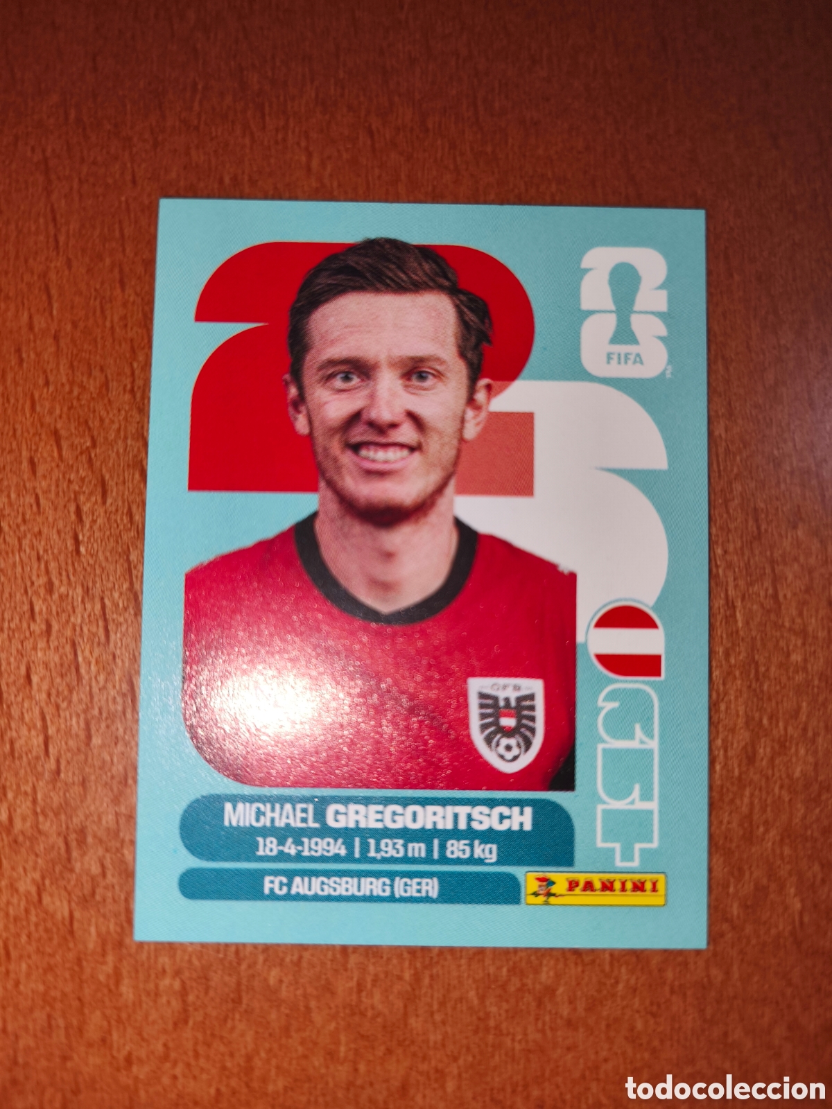 Cromos de F&uacute;tbol: AUT19 Michael Gregoritsch Fifa World Cup 2026 Austria