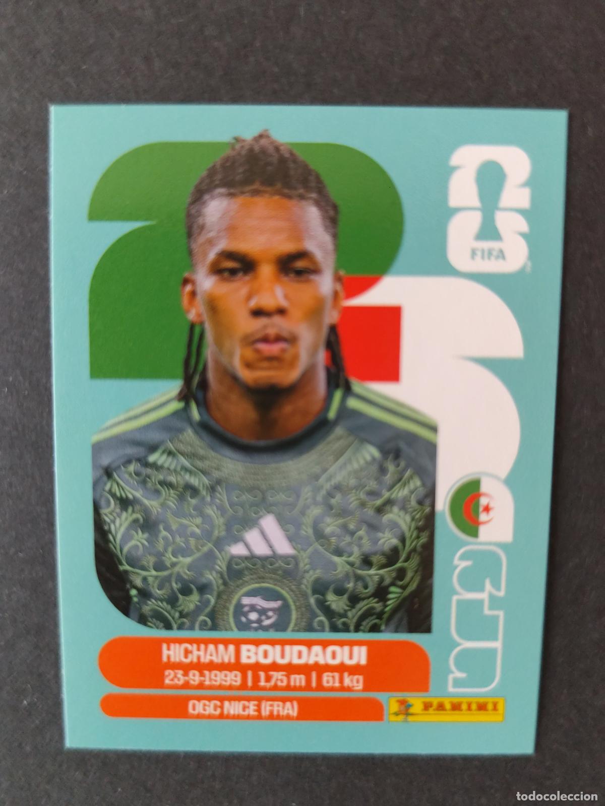 Cromos de F&uacute;tbol: ALG10 HICHAM BOUDAOUI 10 ARGELIA MUNDIAL FIFA WORLD CUP 2026 STICKER PANINI SIN PEGAR