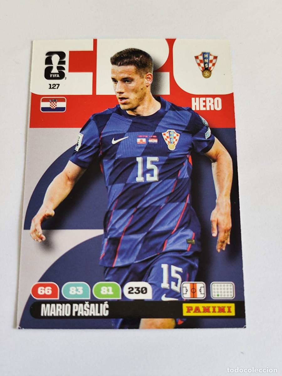 Cromos de F&uacute;tbol: FIFA WORLD CUP 2026 PANINI ADRENALYN XL 127 MARIO PASALIC - HERO CROACIA